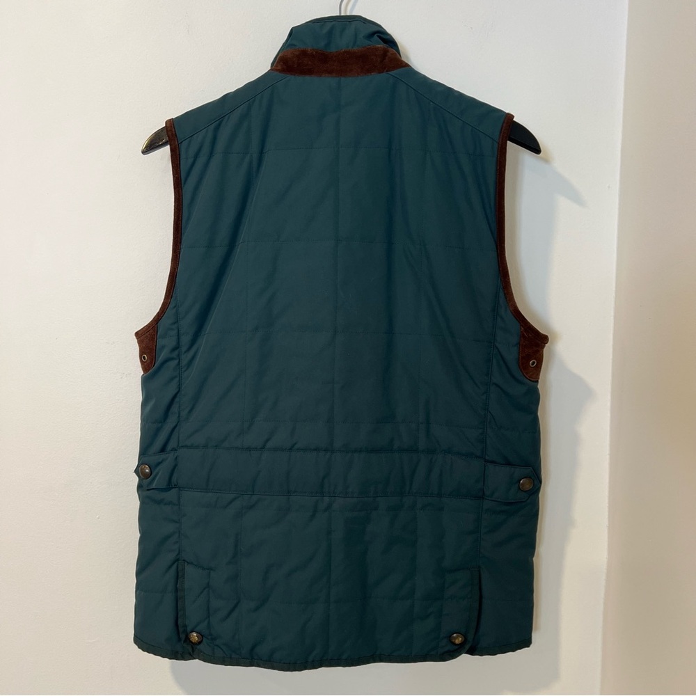 Vintage Polo Ralph Lauren Bleecker Vest Men’s Small Green Hunter Jumper Logo - Picture 10 of 16